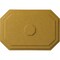 Ekena Millwork Felix Ceiling Medallion, Hand-Painted Iridescent Gold, 25 1/4"W x 17 1/4"H x 1 3/4"P CM25FEIGS - alternate 1